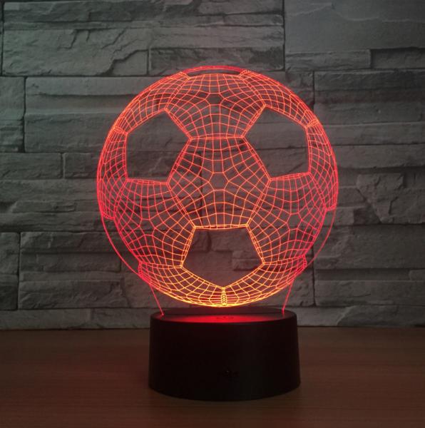 Football 3D LED Night Light 7 Colors Change with Remote Control As Christmas Gifts For Baby Room Decoration
