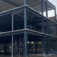 Edificios prefabricados de metal de 2 pisos Taller de construcción moderna de acero Edificio de dos pisos