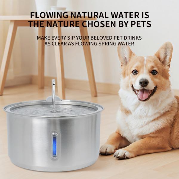 Multiple Water Outlet Modes Large Capacity Water Dispenser For Cats And Dogs