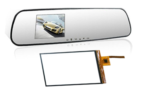 5 Inches Small Capacitive Touch Screen 3H Hardness PC To Glass Structure