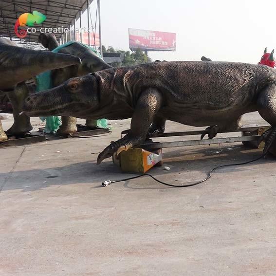 Dragon de Komodo réaliste correspondant de lézard Animatronic sain 7 mètres