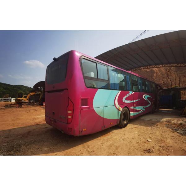 O tipo usado ZK6116 48 de Yutong do ônibus de excursão assenta a direção esquerda de embalagem Nude do chassi da bolsa a ar do ônibus do passageiro das portas dobro