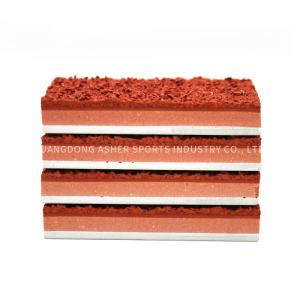 Recycled IAAF Running Track Customized UV Resistant Stadium Use
