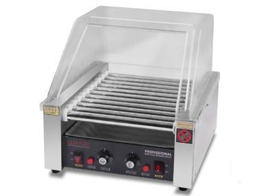 Grade do rolo do cachorro quente com 11 rolos 220V 1.65KW, equipamento comercial do snack bar
