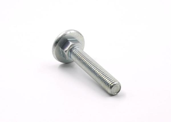 Hex Neck Flat Round Head Screw , Phillips Drive Small Flat Head Screws
