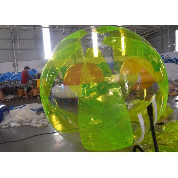 Clear Outdoor Inflatable Water Toys , Water Walking PVC Zorb Ball
