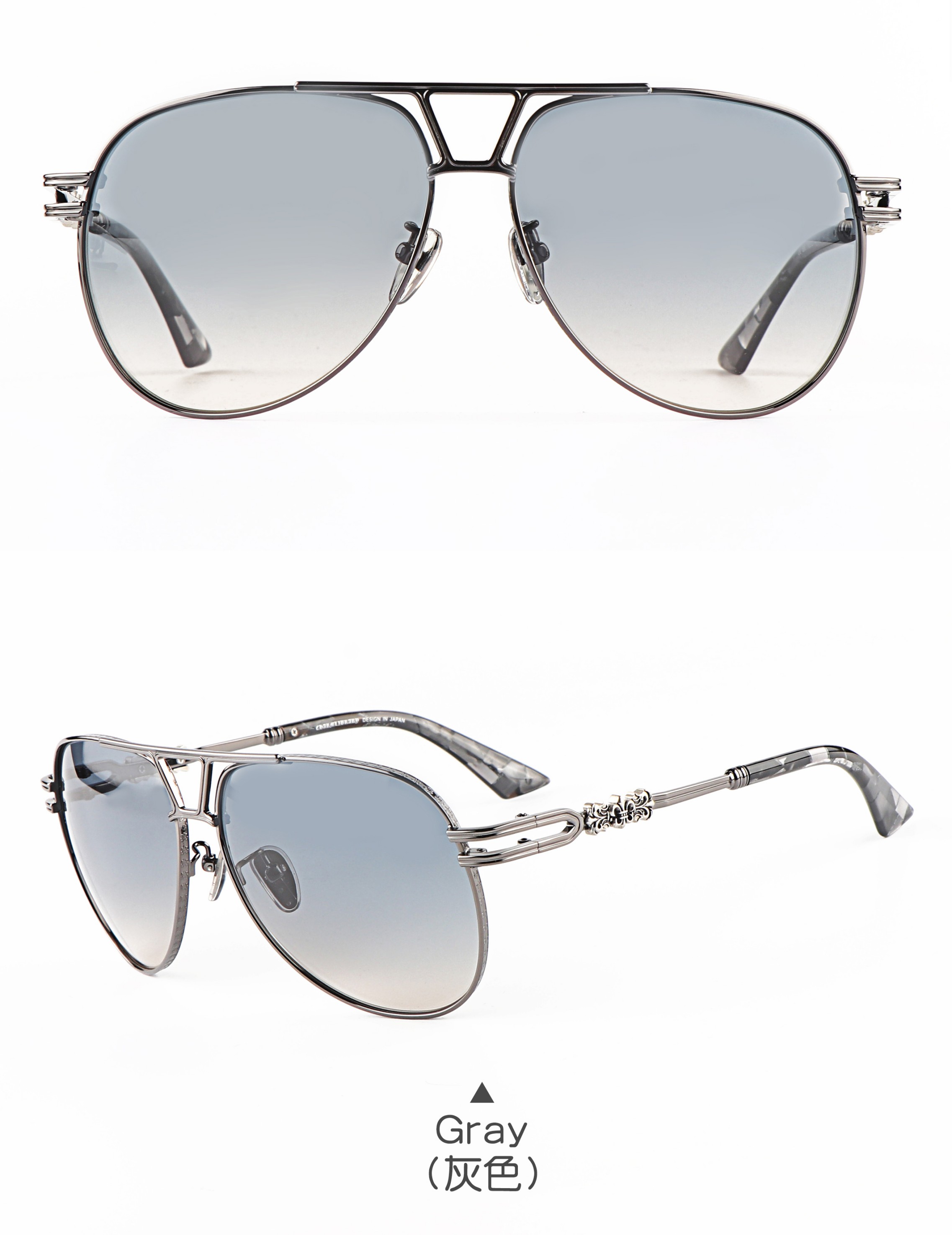 Shenzhen Supplier Bulk Famous Korean Blue Lens Men Women Double Bridge Hiking Camping Gradient Sunglasses Custom Design Service