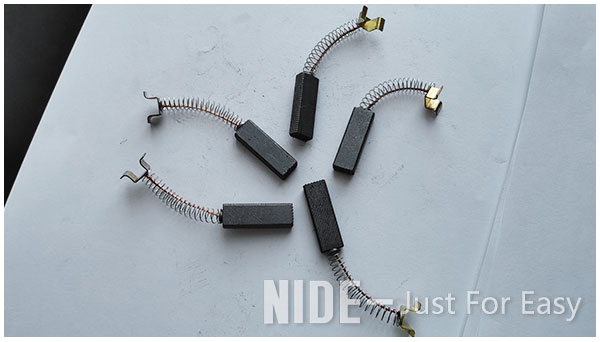 DC motor carbon brush.jpg Vacuum Cleaner Electric Motor Spare Parts Spring Carbon Brush 4*10*18mm