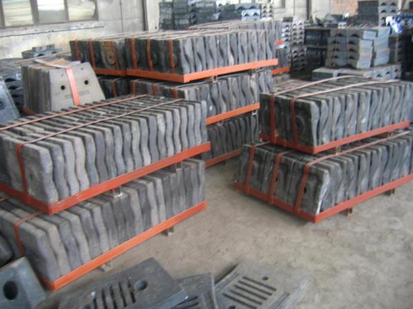 Cr-Mo Steel Liners for Coal Mills Hardness More than HRC48  Applied in Grinding Feldspar