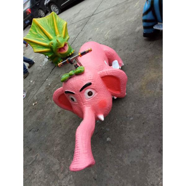 Height 1.5 Meters Giraffe Motorized Animal Scooters For Amusement Park