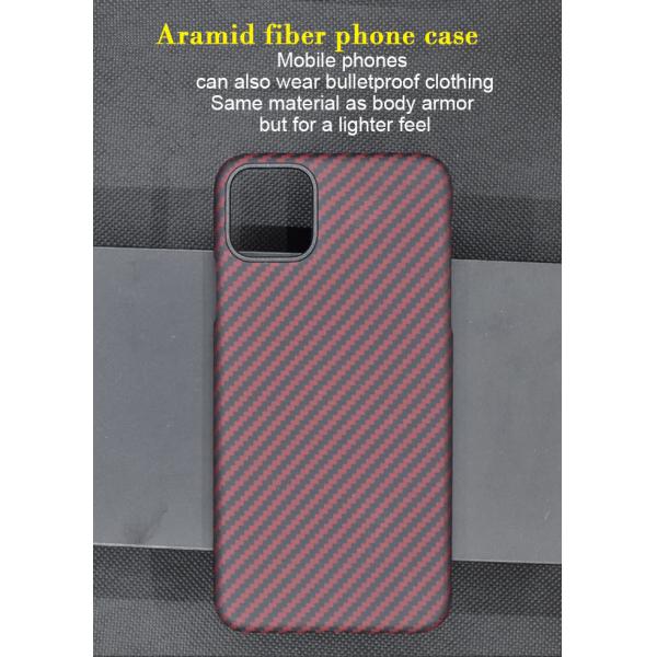Strong Protective iPhone 11 Pro Max Aramid Phone Case Carbon Fiber Phone Case