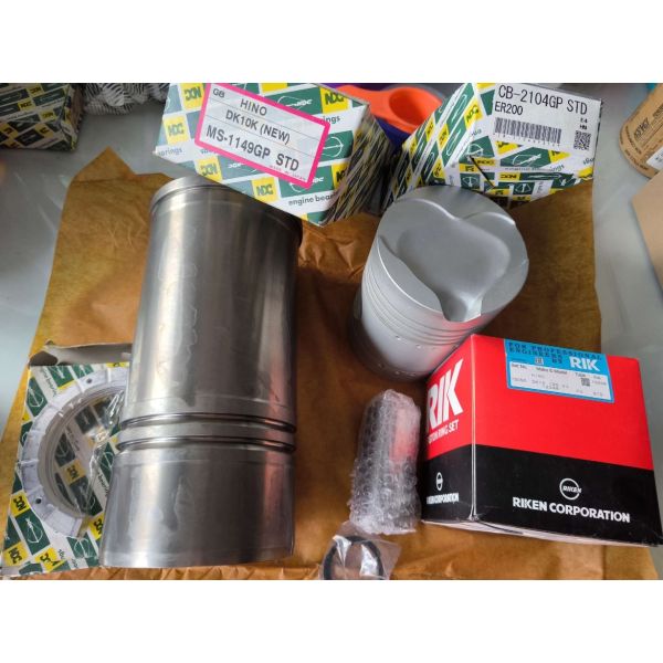 DK10 Diesel Engine Piston 13216-1080A DK10 CON ROD ASSY13201-1271 For Hino Spare Parts