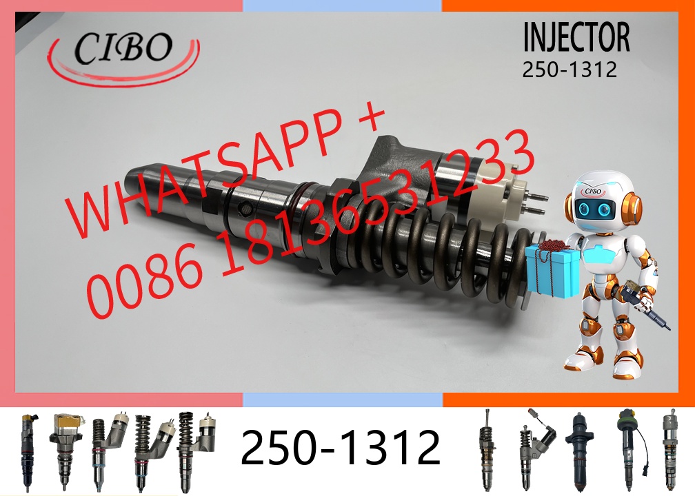 original 250-1312 Diesel Fuel Injector Assembly for 3512B 3516B Engine High Pressure Fuel Nozzle Replacement for OEM 2501312 Heavy Construction Machinery Parts original new injector
