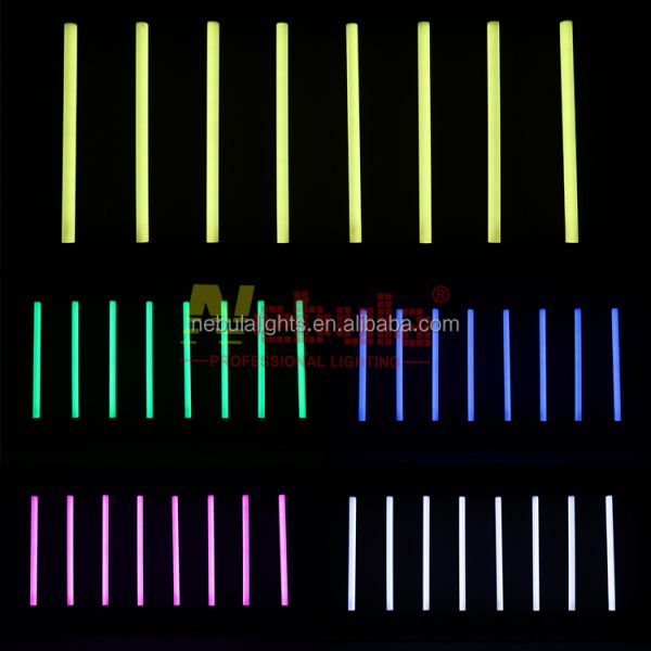 NEBULA 360 Battery LED RGB Pixel Tube Light IP65 Wireless DMX DJ Wedding Event Stage Light