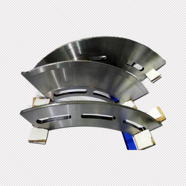 SKD-11 Corrugated Board Slotting Knife OEM/ODM Arc Shaped Carton Box Machine Serrated Slotter Blade