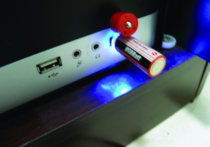 1450mAh Intelligent Explosion-proof Portable Mini USB Charger Battery With LED Lights
