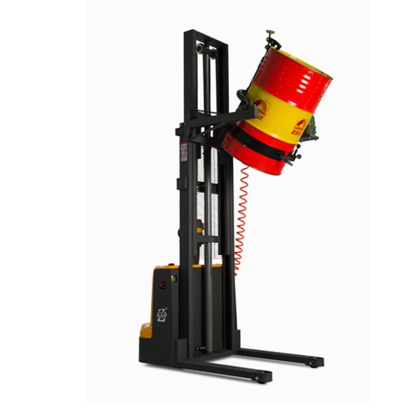 Elevador de barril elétrico hidráulico 550 kg Altura de elevação 3 m Para tambores de petróleo
