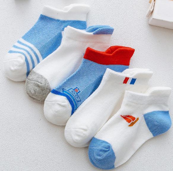 Autumn Knitting Kids Colorful Socks / Kids Sports Socks Soft Hand Feeling