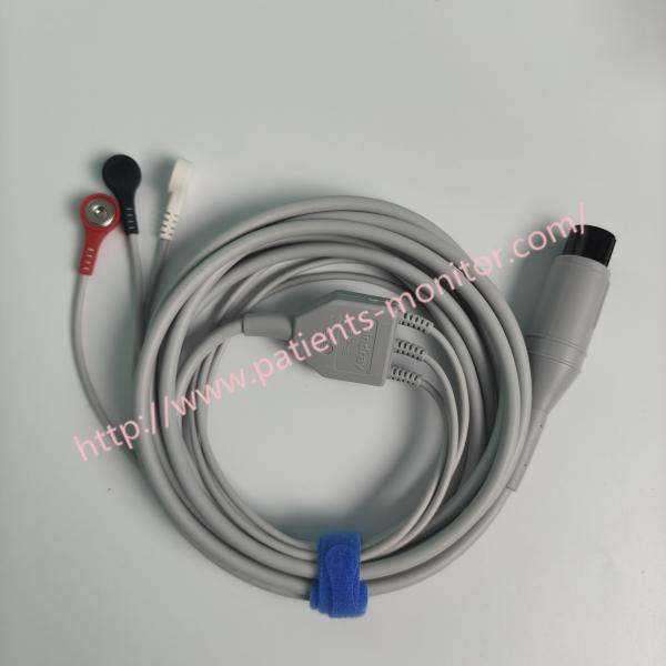 Cabos de ECG Mindray 6Pin de 3 leads, AHA, Defib-P EA6131B PN 0010-30-43117