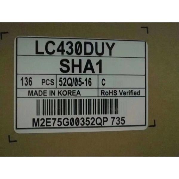 BOE 43 Inch LG LCD Panel LC430DUY-SHA1 PCB1932C/1933C 1920×1080
