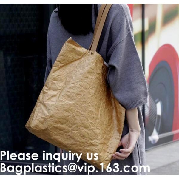 Tyvek Reversible Reusable Shopping Tote Beach Pool Travel Bag Ultra Soft FOLDABLE Material,Reusable Grocery Bag, Easily