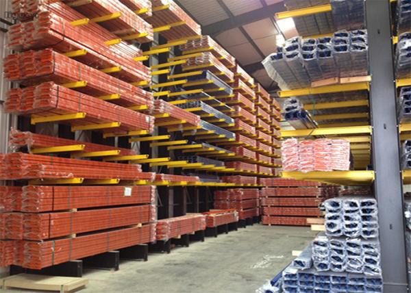 Structural Cantilever Rack Customized Dimension Galvanized Spray Painting Finish