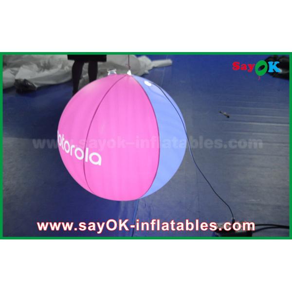 Голубое/красное раздувное украшение освещения закрыло воздушный шар смертной казни через повешение для рекламировать