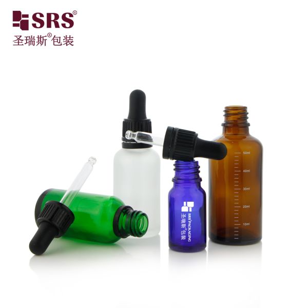 5ml 10ml 15ml 20ml 30ml 50ml 100ml Glass Dropper Bottle for Skincare Essential Oil with Tamper Evident