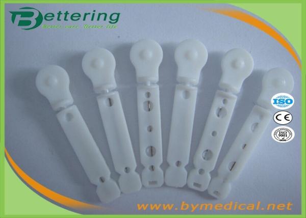 28/30G Medical Disposable Sterile White Flat Plastic Twist Top Blood Lancet Blood Sample Needle Asepsis Blood Collector