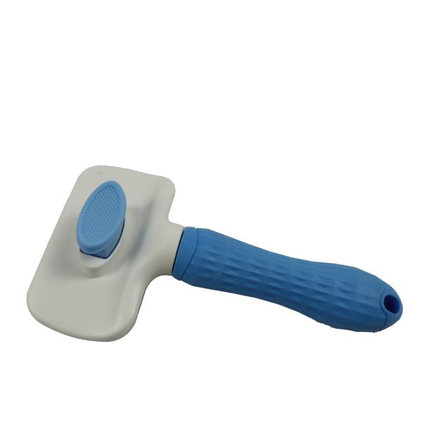 Steel Safe Dematting Pet Comb Brush Grooming Long Pin Self Cleaning For Cats