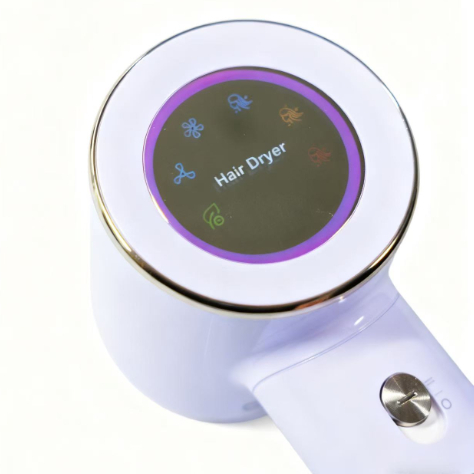 Séche-cheveux professionnel à écran LED de 1600 W avec moteur sans pinceau de 110000 tours par minute