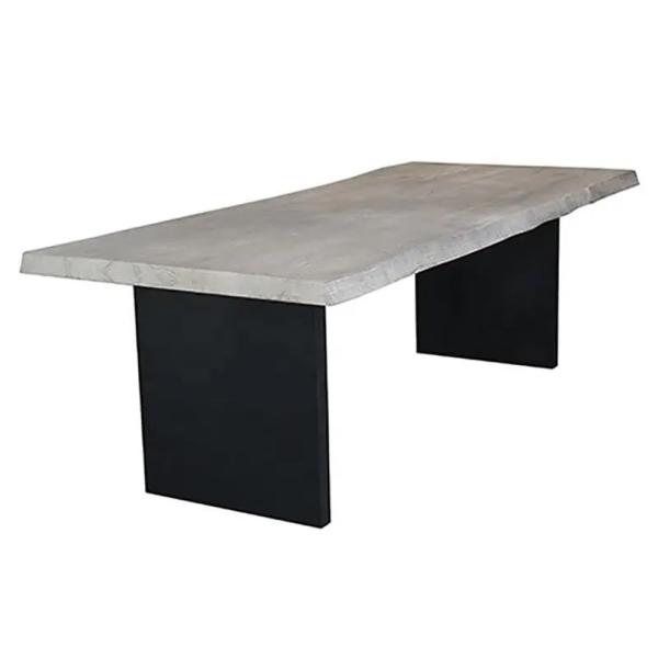 Rectangle Luxury Modern Dining Table Set Minimalist Style Practical