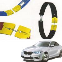 Bandes légères de sécurité de pneu faciles d'adapter le système plat exploité