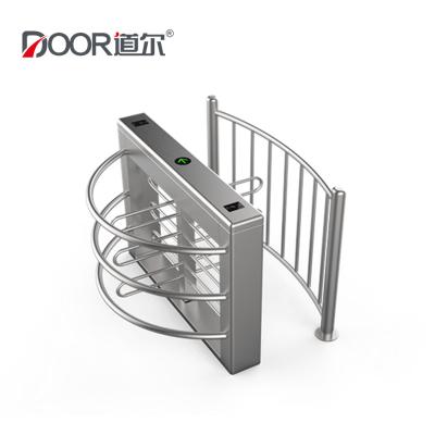 Half Height Security Solution Supermarket Entrance Waist Height Turnstile Gates