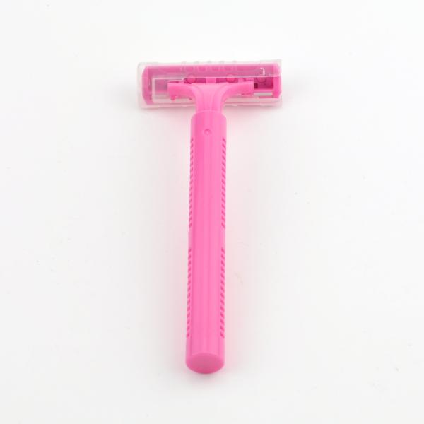 China Manufacturer High Quality Private Label Portable Eco Friendly Disposable Twin Blade Razor for Women