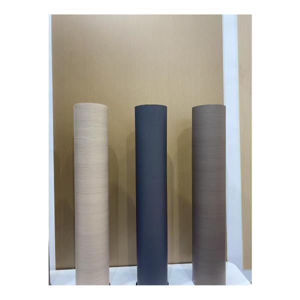 Thicker Wood Grain Self-Adhesive PVC Decorative Film For Furniture Cover Renovation OEM Service