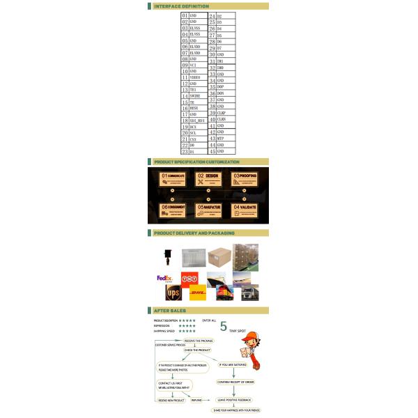 2.4 inch AMOLED color LCD screen intelligent remote control detection screen resolution 450 * 600 drive RM690B0