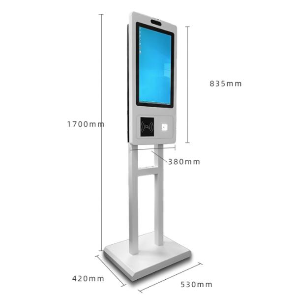 21.5' Smart Ground Scale Platform with IoT LCD Display Touch Screen Thermal Printing and OEM ODM High Resolution 1920*1080