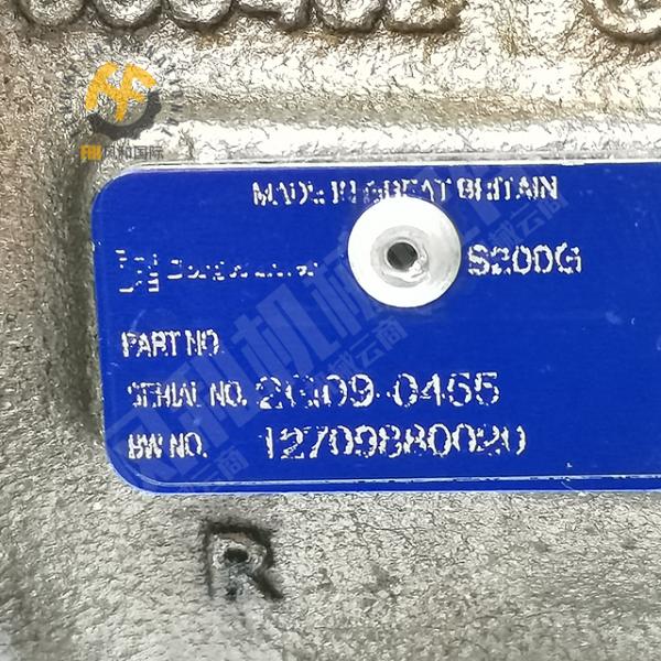 12709880020 Excavator BorgWarner Turbocharger For S200G-76H24AFEGM 0.66DK1
