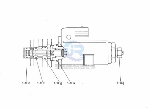 YN35V00035R100 Hydraulic Solenoid Valve O Ring Kit For SK200-8 SK250-8 SK330-8 SK460-8