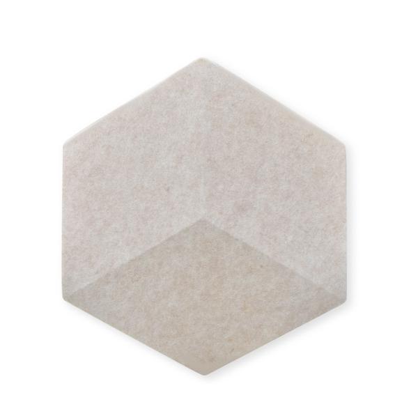 3D Hexagon Decorative Polyester Fiber Acoustic Board For Wall Covering