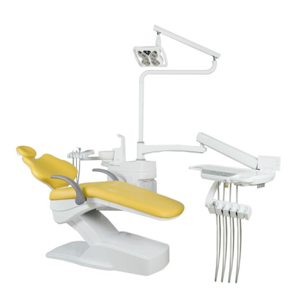 Foshan Factory Dental Chair Unit 16 Sets One Container with Free Curing Light and Dental Scaler Top Mounted Dental Unit
