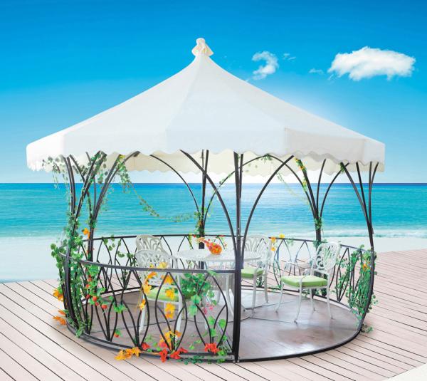 China outdoor gazebo garden tent metal pavilion garden Pavilion 1116