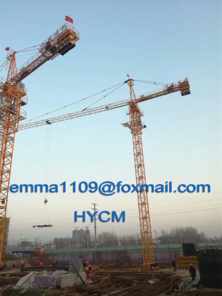 QTZ5015 Building Tower Crane 6tons Load High Motor Protection Class H