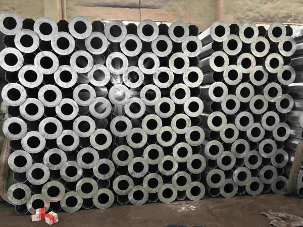 45FT Low Voltage Octagonal Metal Electric Pole Galvanized Steel