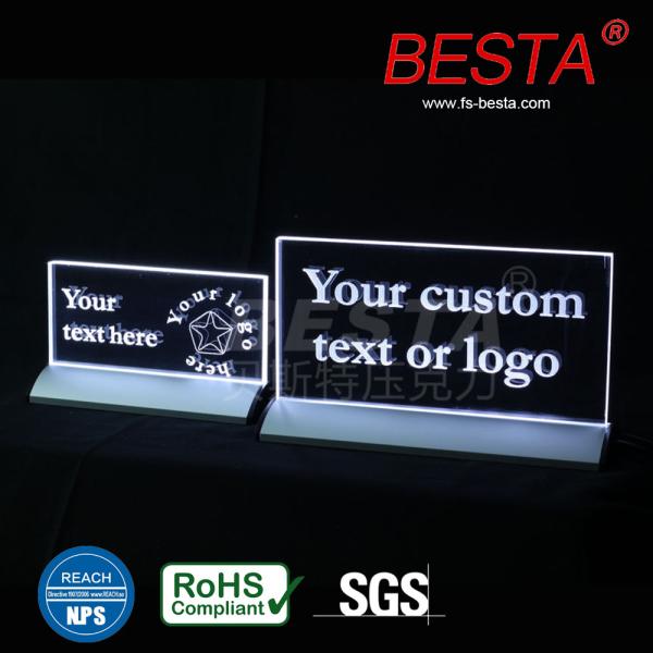 2.8mm-15mm Folhas acrílicas coloridas Loja óptica Iluminado Painel de publicidade