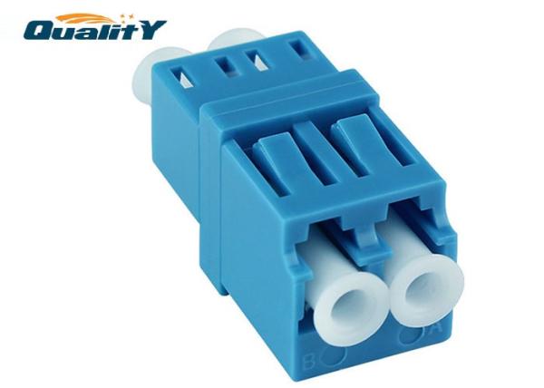 Duplex Ceramic Sleeve Optic Fiber Adapter High-Low type For FTTH / Passive Equipment