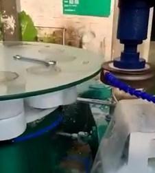 Easy Control Round Glass Shape Edging Polishing Machine for Small Glass Manufacturing