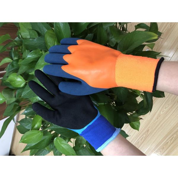 Mecánico de goma Winter Construction Gloves de los 26CM 7G Terry Brushed Knit XL