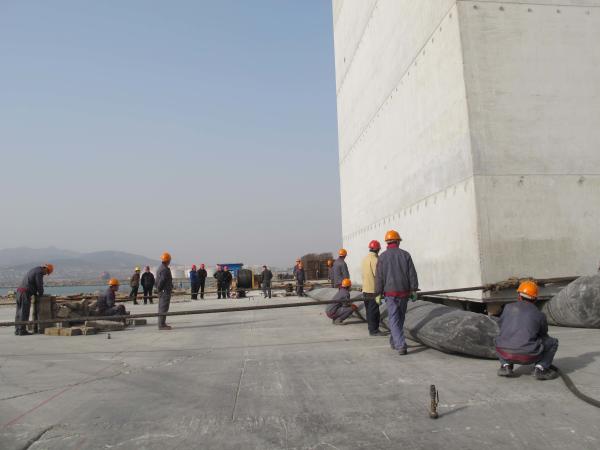 Bolsa a ar de borracha inflável resistente padrão do Iso 17357 D1.0m*L10m para o barco